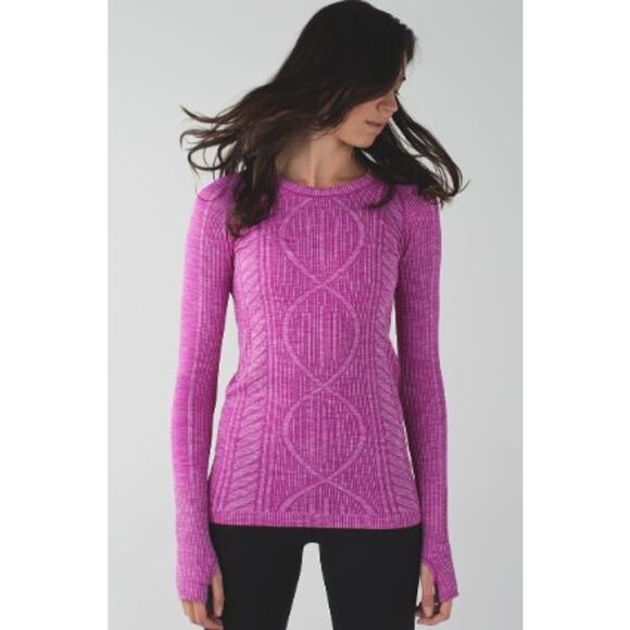 Lululemon Rest Less Pullover Heathered Ultra Violet Sz 4 - Picture 1 of 7